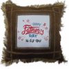 The Best Dad - Father's Day Fancy Brown Gift Cushion