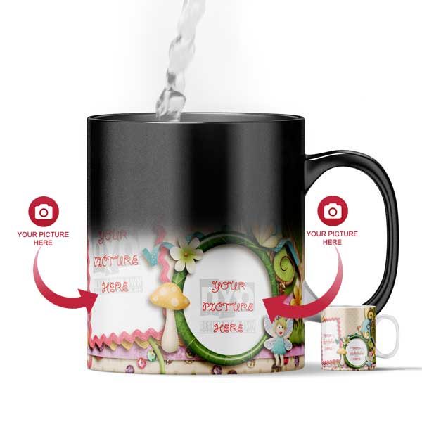 Design Your Own Fairy Tale Customized Magic Color Changing Mug For Kids