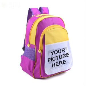 Design Your Own Custom Printed Picture School Bag with Picture