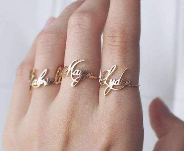  Personalized  Ladies Name  Ring  Design Your Own Online 