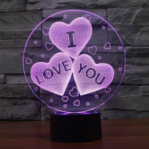 I Love You Gift Lamp