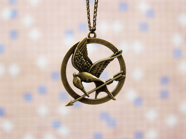 Mockingjay Pin Necklace (Hunger Games)