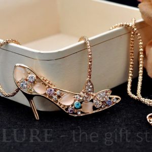 Shoe Necklace with Chain