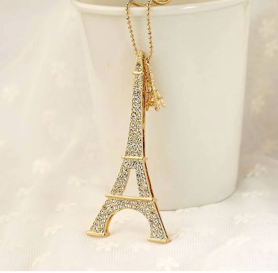 HQ Eiffel Tower Necklace