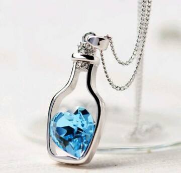 Bottle Heart Necklace