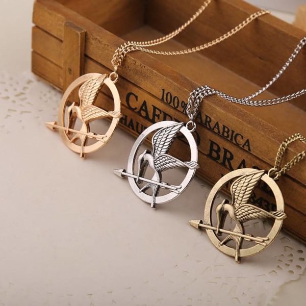Mockingjay Pin Necklace (Hunger Games)