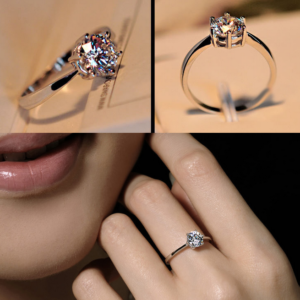 SOLITAIRE CRYSTAL RING