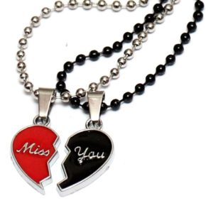 Miss you Heart Necklace