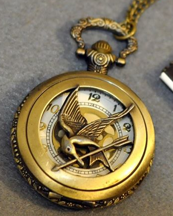 Hunger Games Clock Necklace