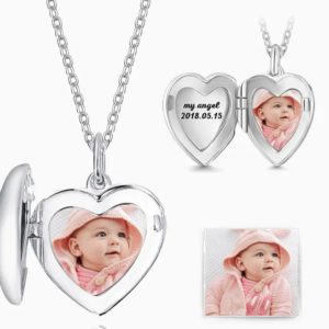 Customized Picture And Name Nacklace