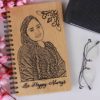 Picture Engraved Wooden Diary