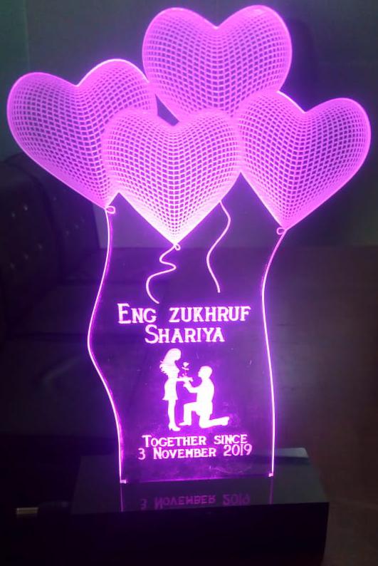 Romantic personalized Gift Lamp