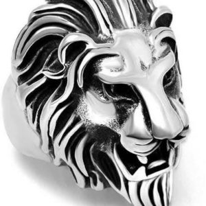 Design Your Own Gold Lion Ring For Men Stainless Steel Lion Design Finger Ring
