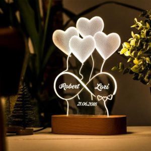Romantic Personalized Gift Lamp