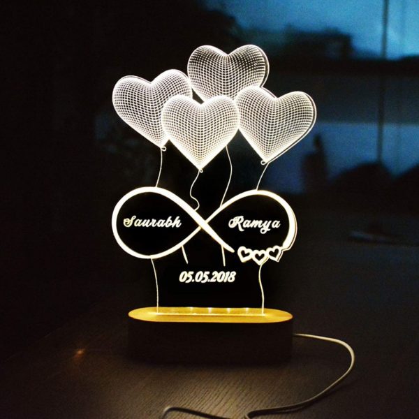 Romantic Personalized Gift Lamp