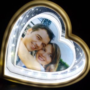 Design Your Own Heart Shape Picture Magic Mirror
