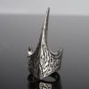 316L Stainless Steel Nose Viking For Men Scandinavian Odin Thor's Hammer Mjolnir Runic Amulet Ring