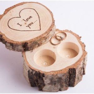 Design Your Own Wooden Customized Ring Holder Box