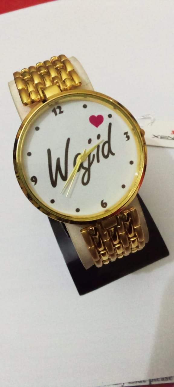 Design your Own Customized Picture Or Name Hand Watch In Chain