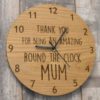 Design Your Own Customized Wooden Wall Clock