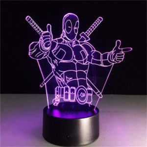 Design Your Own Super Hero 3D Lamp