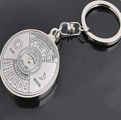 Design your own 50 years perpetual calendar key chain