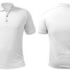Design Your Own Custom Polo T-Shirt - In White