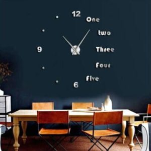 Dots And Numbers DIY 3D Acrylic Wall Clock
