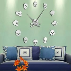 Skull DIY 3D Acrylic Wall Clock