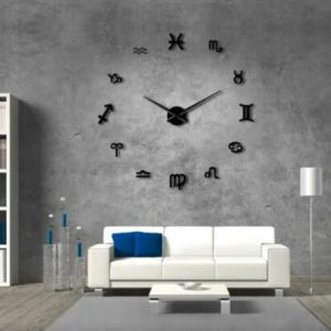 Graphic Symbols DIY 3D Acrylic Wall Clock