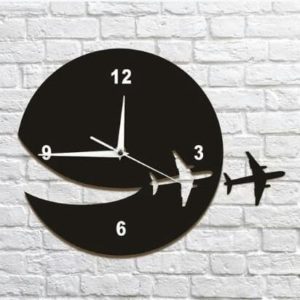 Flying Planes DIY 3D Acrylic Wall Clock