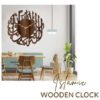 Islamic 3D Wooden Wall Clock