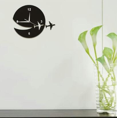 Flying Planes DIY 3D Acrylic Wall Clock