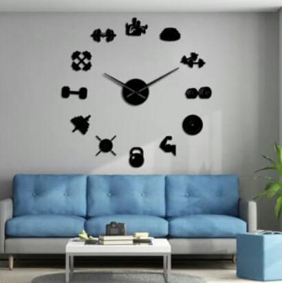 DIY 3D Acrylic Sports Gym Wall Clock - Design Your Own | Online gift ...