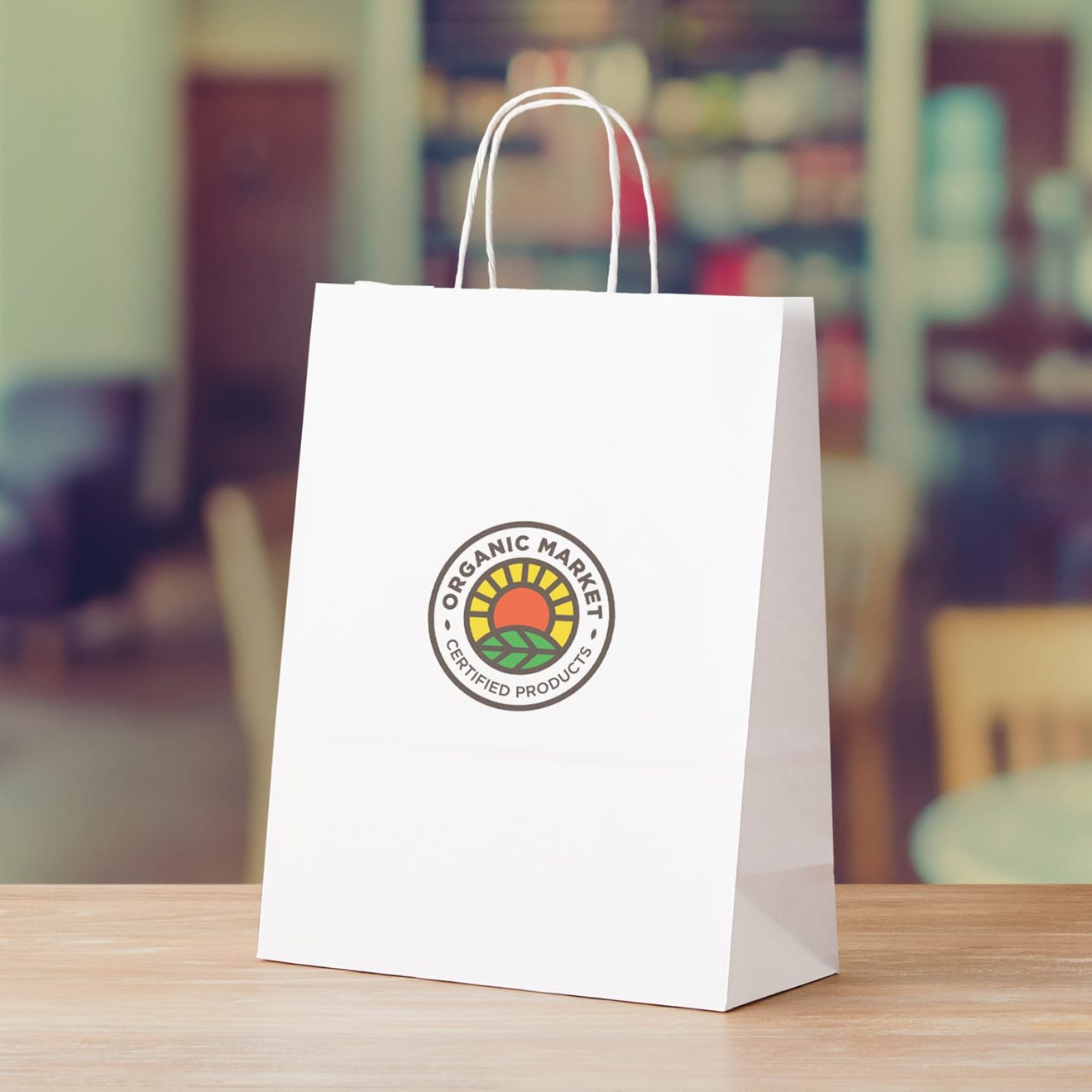 Custom Kraft Paper Bag Is Made Of High-Quality Raw Material Durable And