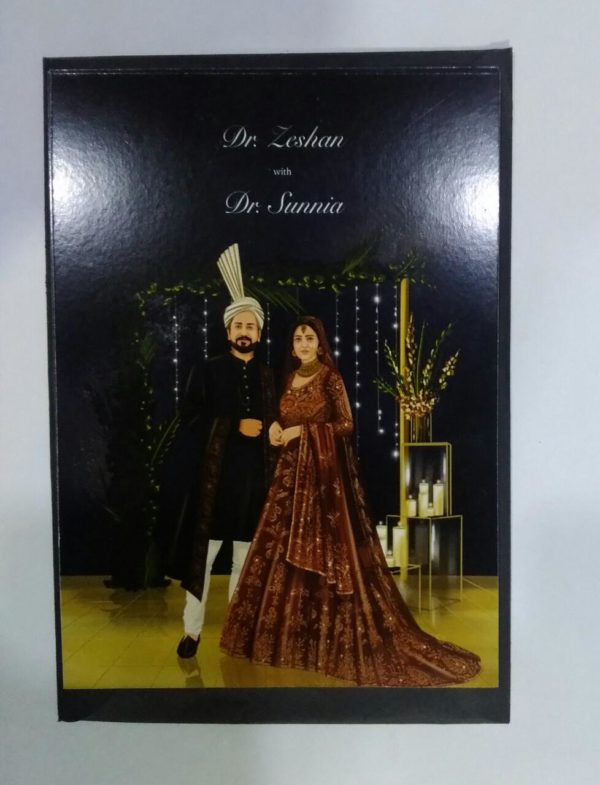 Design Your Own Custom Printed Wedding Cards With 3 Inners (5x7)