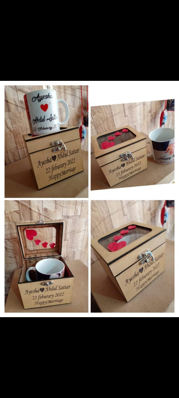 Design Your Own Custom Mug With Custom Engraved Wooden Mug Box