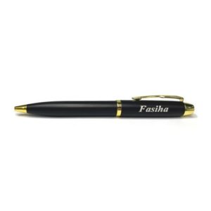 Design Your Own Customized Metallic Pen Black And Gold - With Gift Box