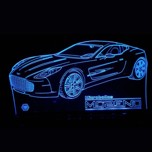 Mercedes Benz LED Table Lamp