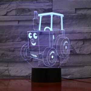 Tractor Toy 3D LED Acrylic Lamp