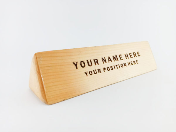 Design Your Own Custom Engraved Wooden Name Plate