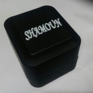 Design Your Own Custom Name Printed Ring Box - With Light