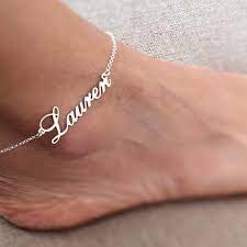 Personalized Name Anklet's