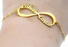 Personalized Couple Name Bracelet - Two Names