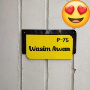 Acrylic House Name Plates – Acrylic Name Plates Available in Multiple Sizes and Colors