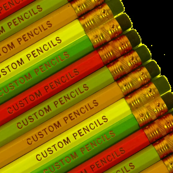 Customized Name Pencils (Pack of 25 Pcs)