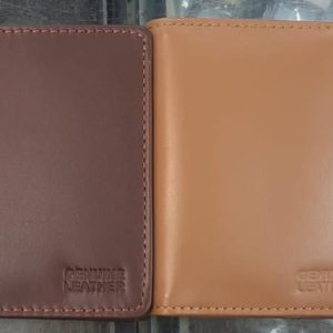 Custom Engraved Genuine Leather Card Holder - Black