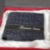 Customized Name Engraved Wallet With Gift Box - Dark Blue