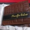 Customized Name Engraved Wallet With Gift Box - Brown