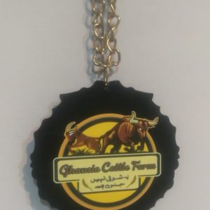 Custom Design Cow Necklace (5x5) inches